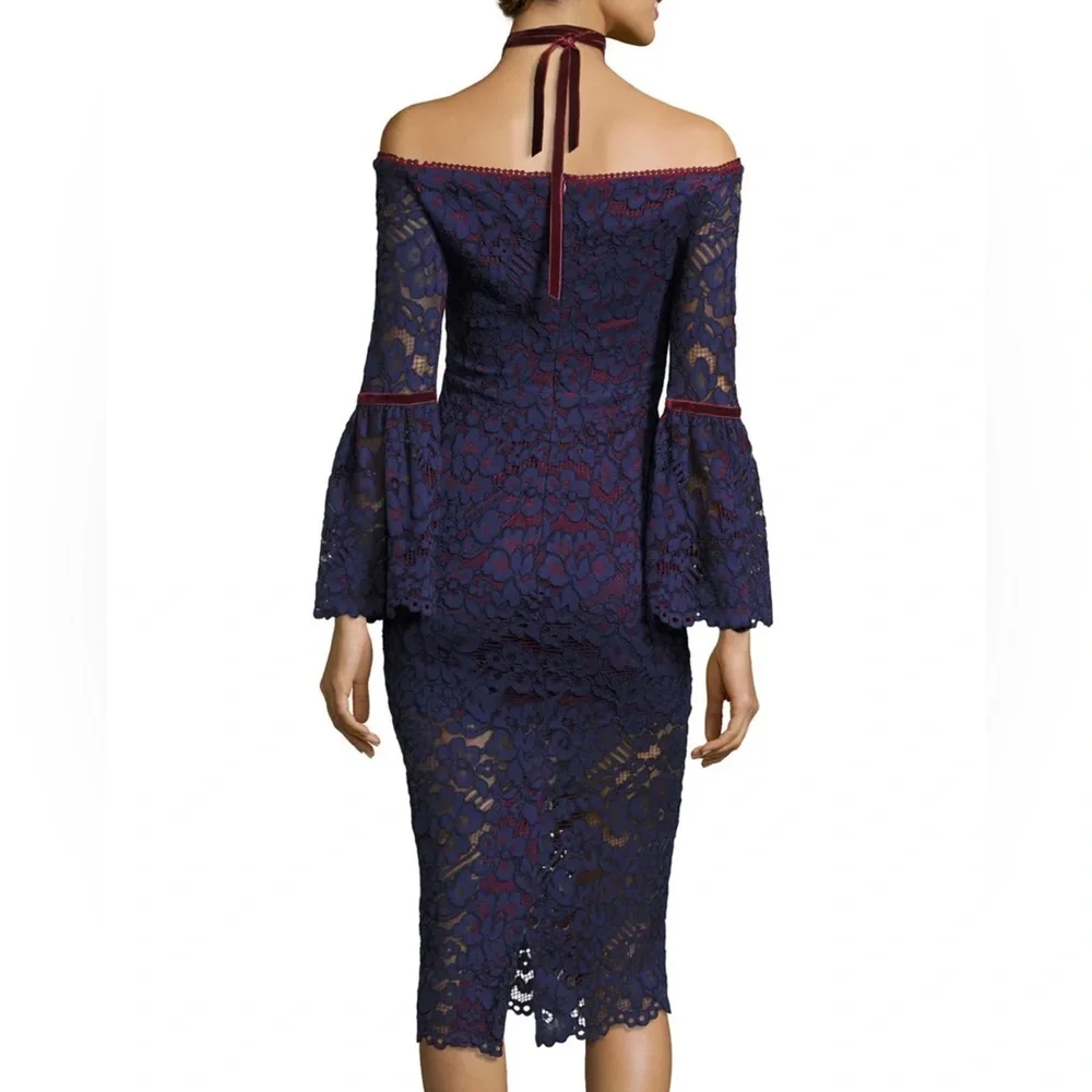 🎉Hp🎉Alexis mid sleeve lined lace dress - Picture 2 of 8